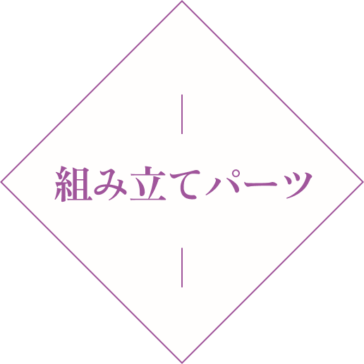 組み立てパーツ